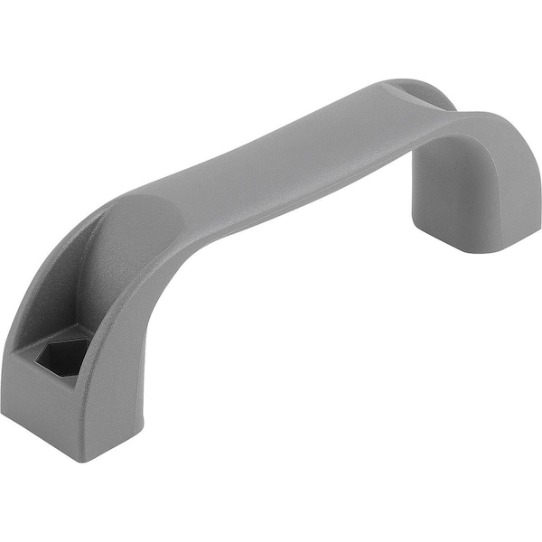 Kipp Pull Handle Antibacterial, A=150, L=172, D=9, Thermoplastic Gray Ral7015 K0190.1215008144 - main